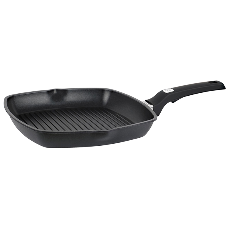 Tigaie-grill Rondell RDA-1350, 28cm, Negru