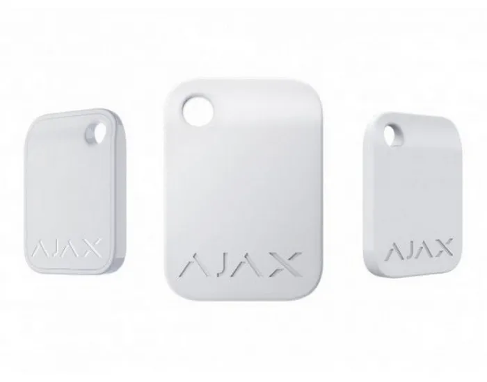 Cheia de securitate fără contact Ajax Tag, Alb