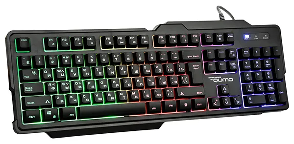 Tastatură QUMO Cobra, Cu fir, Negru