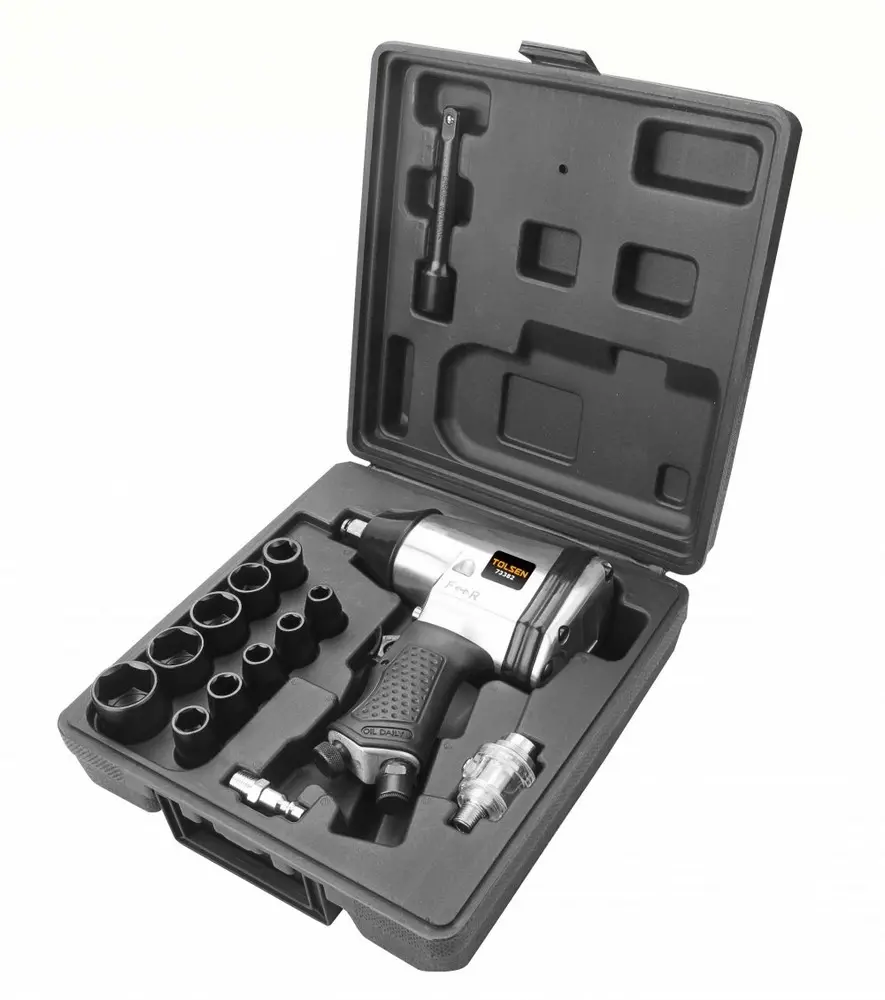 Cheie pneumatica cu impac Tolsent 17piese (Set)
