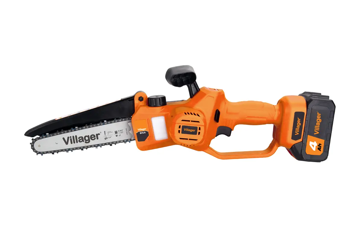 Fierestrau cu lant pe acumulator Villager BVS8 20V 4Ah
