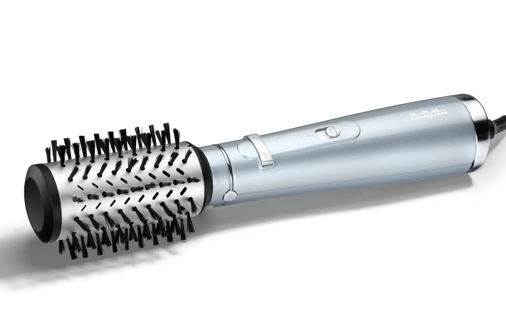 Uscător de păr-perie BaByliss Hydro Fusion AS773E, 700 W, Albastru deschis