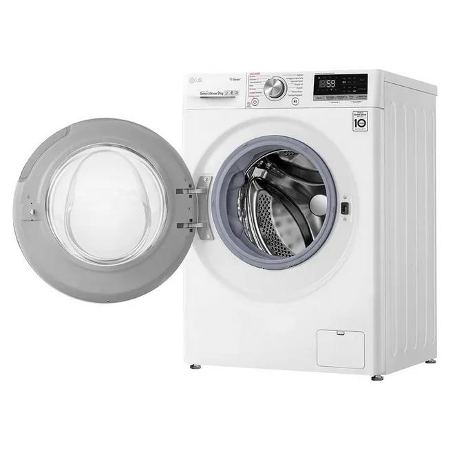 Mașină de spălat LG F4WV509S1E, 9kg, Alb