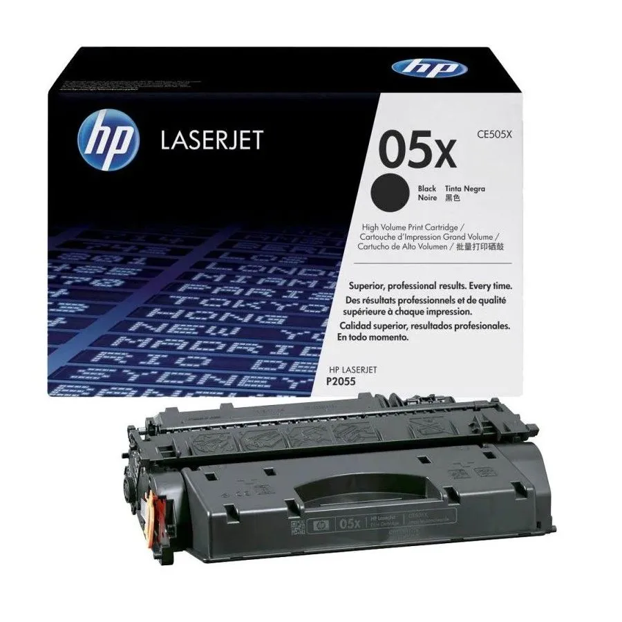Cartuş HP CE505X, Negru
