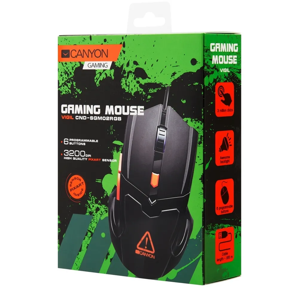 Gaming Mouse Canyon Vigil, Negru