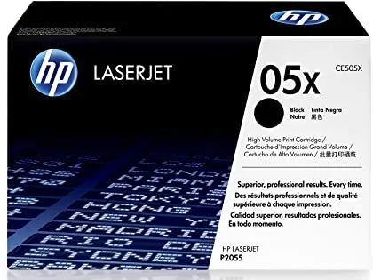 Cartuş HP CE505X, Negru