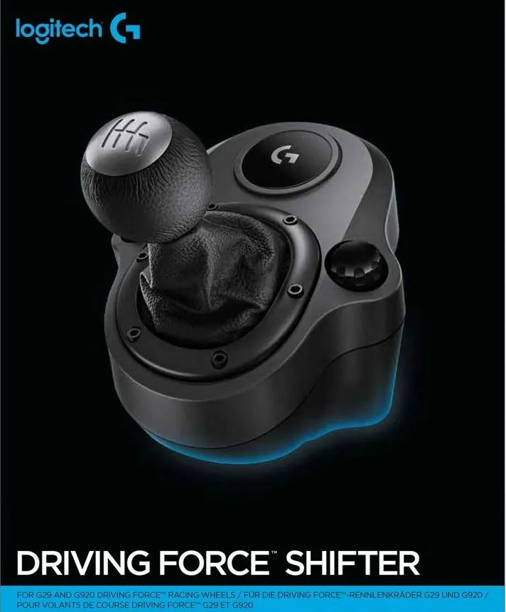 Schimbător de viteze Logitech G29/G920, Negru