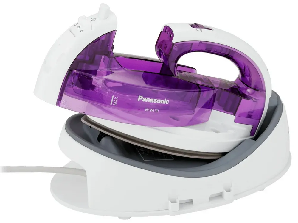 Fier de călcat fără fir Panasonic NI-WL30VTW, 1550W, Alb Violet