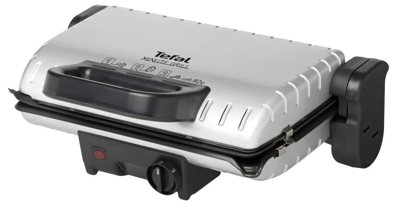 Grătar electric Tefal Minute, 1600W, Argintiu