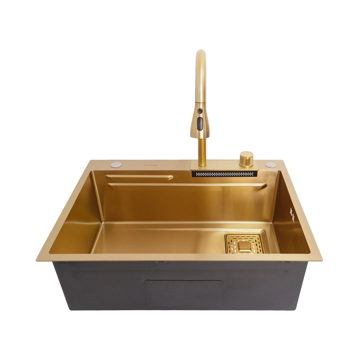 Chiuveta handmade SanDonna HD6850 (Auriu)