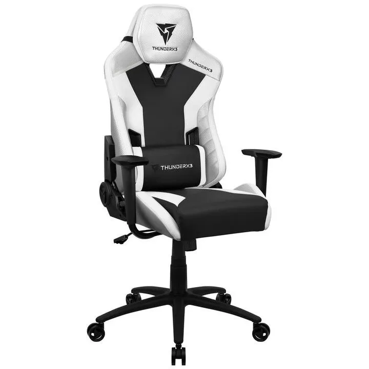 Scaun Gaming ThunderX3 TC3, PU Piele, Alb