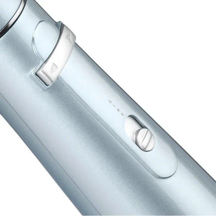 Uscător de păr-perie BaByliss Hydro Fusion AS773E, 700 W, Albastru deschis