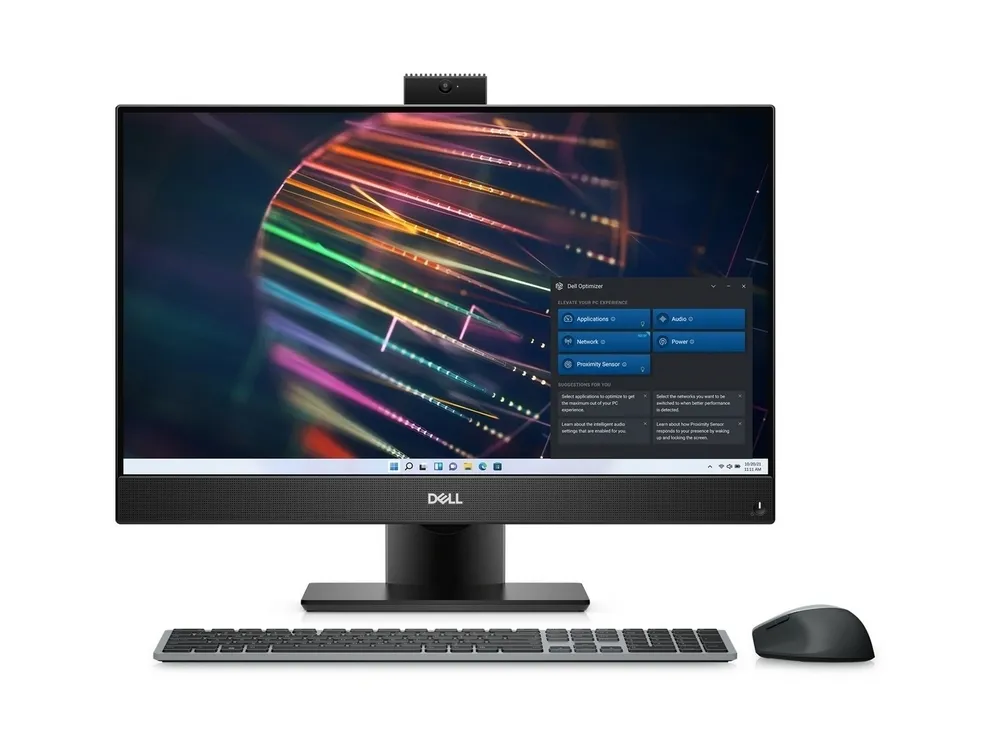 Computer All-in-One DELL OptiPlex 5400, 23,8", Intel Core i7-12700, 16GB/256GB, Linux Ubuntu, Negru