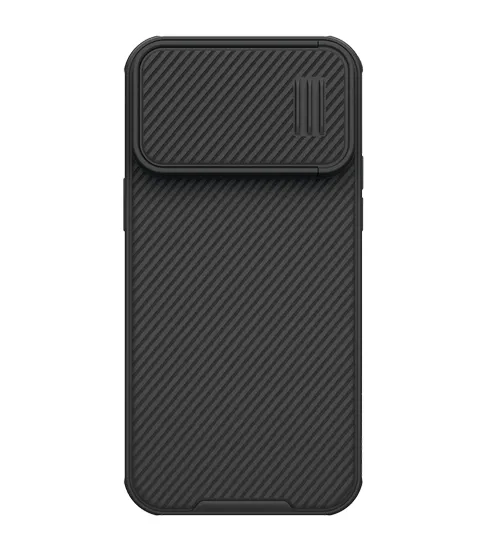 Husă Nillkin iPhone 14 Pro Ma CamShield Silky Magnetic Silicone, Elegant Black