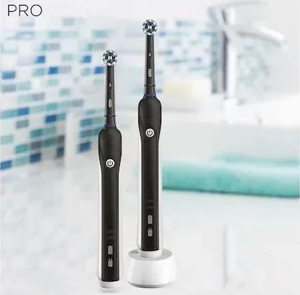 Periuță de dinți electrică BRAUN PRO 790 Cross Action Black, Negru
