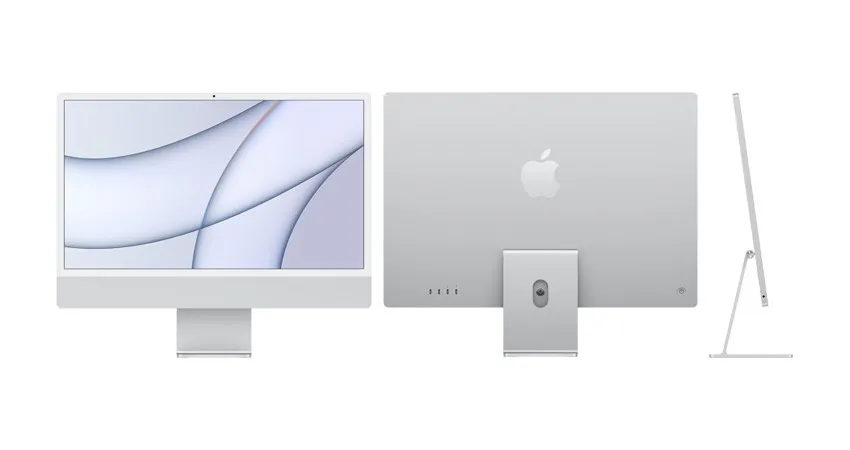 Computer All-in-One Apple iMac A2438, M1 with 8-core CPU and 8-core GPU, 16GB/512GB, Mac OS Big Sur, Argintiu