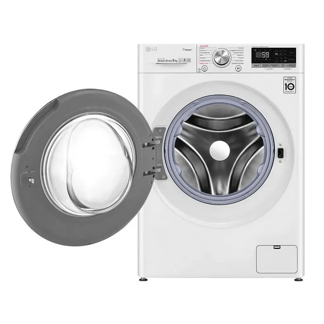 Mașină de spălat LG F4WV509S1E, 9kg, Alb