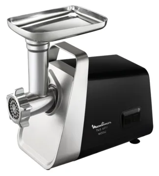 Mașină de tocat carne Moulinex ME306832, Oțel Inoxidabil Negru