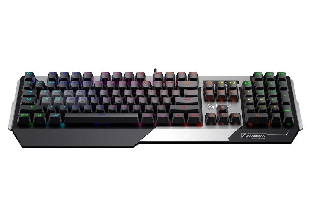 Tastatură Bloody B865R, Cu fir, Negru/Argintiu