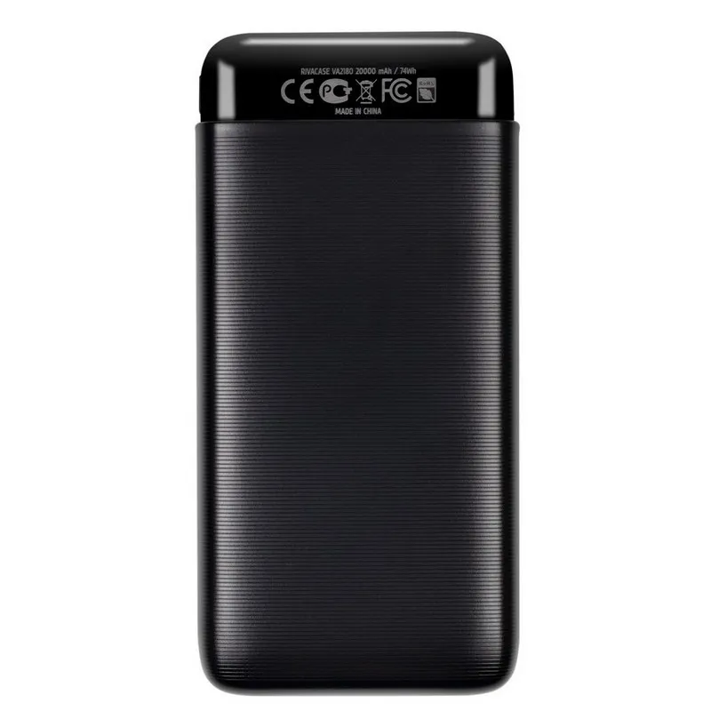 Acumulator extern RivaCase VA2180, 2000mAh, Negru