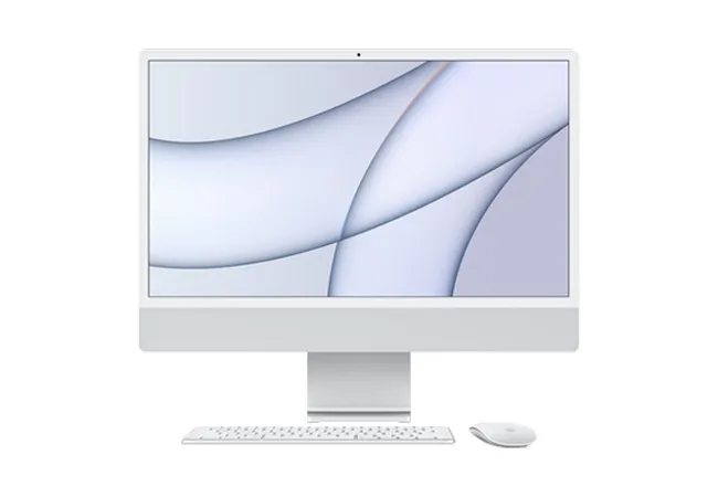 Computer All-in-One Apple iMac A2438, M1 with 8-core CPU and 8-core GPU, 16GB/512GB, Mac OS Big Sur, Argintiu