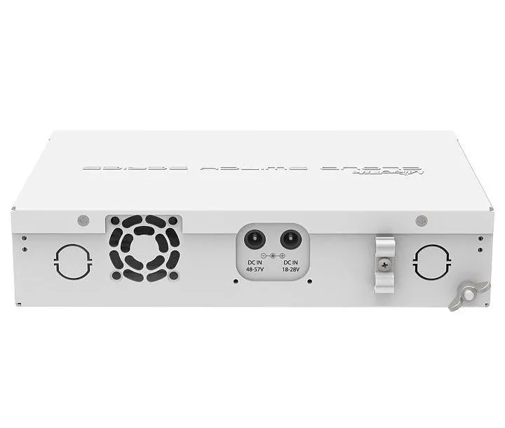 Comutator Router MikroTik CRS112-8P-4S-IN, Alb