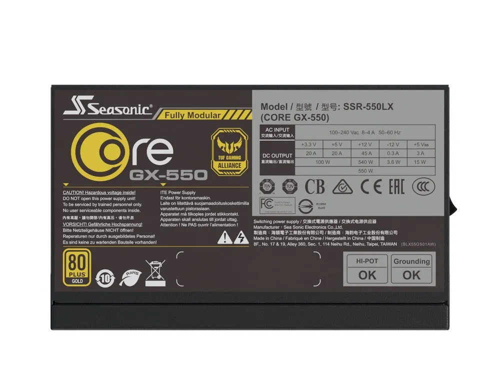 Sursă Alimentare PC Seasonic CORE GX, 650W, ATX, Complet modular