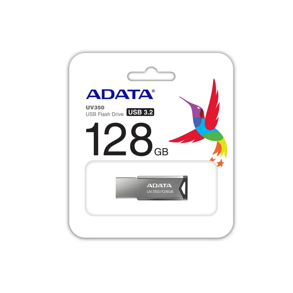 Memorie USB ADATA UV350, 128GB, Argintiu
