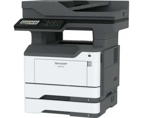 Multifunctional laser Sharp Luna MX-B467FEU, Negru-Alb