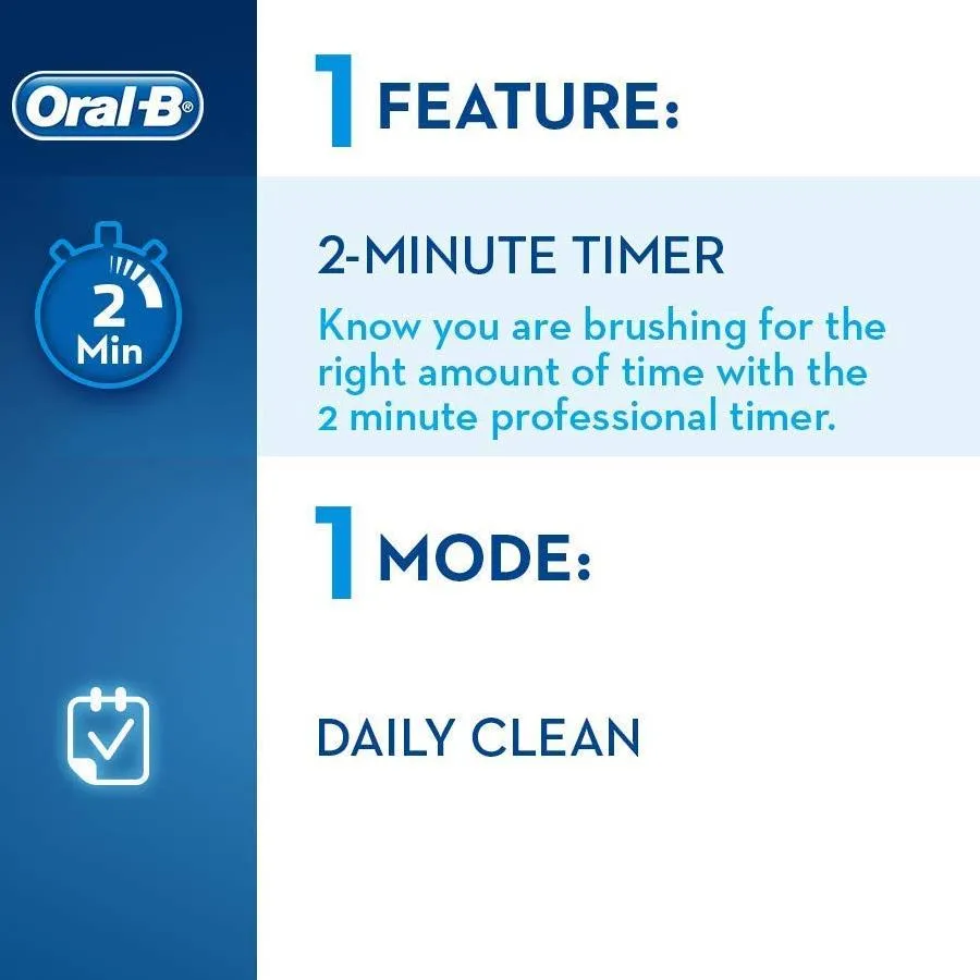 Periuță de dinți electrică BRAUN Vitality 100 Cross Action, Alb