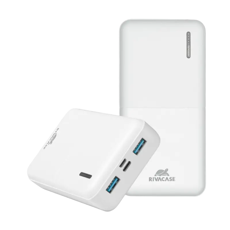 Acumulator extern RivaCase VA2572, 2000mAh, Alb