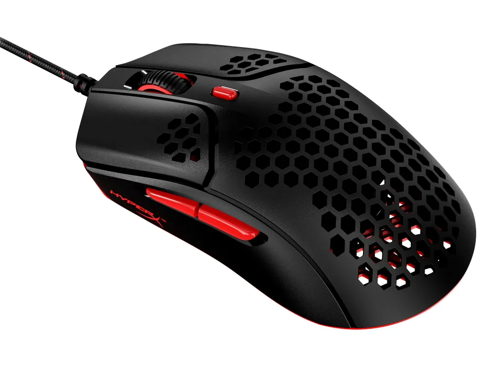 Gaming Mouse HyperX Pulsefire Haste, Negru/Rosu