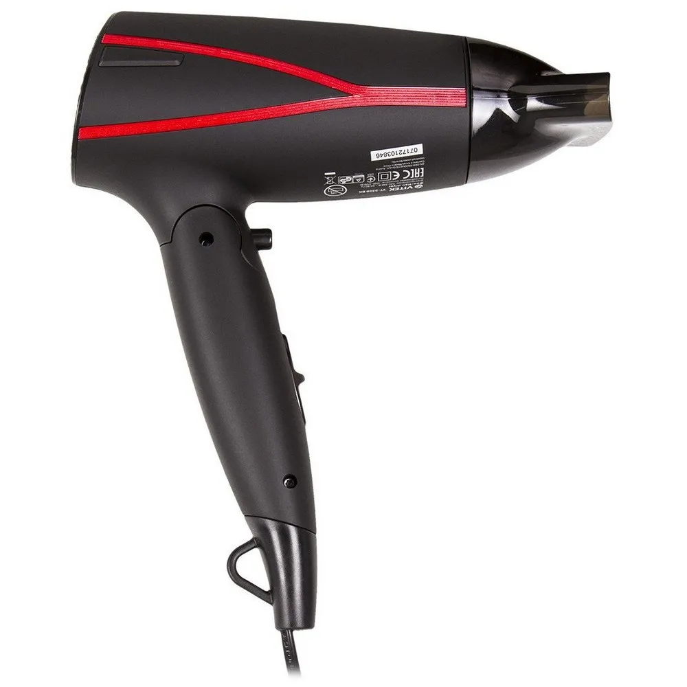 Uscător de păr compact VITEK VT-2328, 1700 W, Negru