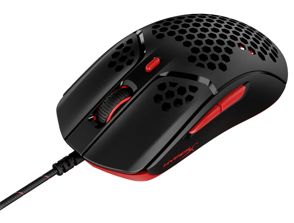 Gaming Mouse HyperX Pulsefire Haste, Negru/Rosu