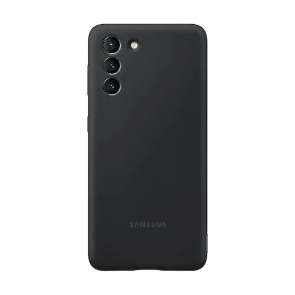Husă Samsung Silicone Cover for Galaxy S21, Negru