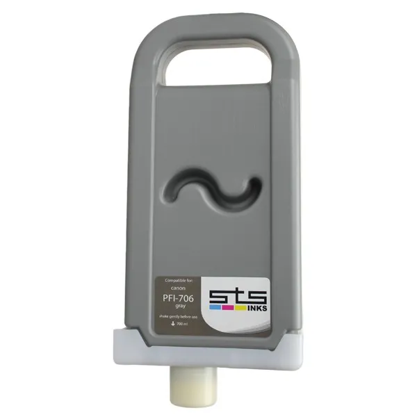 Cartuș de cerneală Canon PFI-706GY, Grey, 700ml, Gri