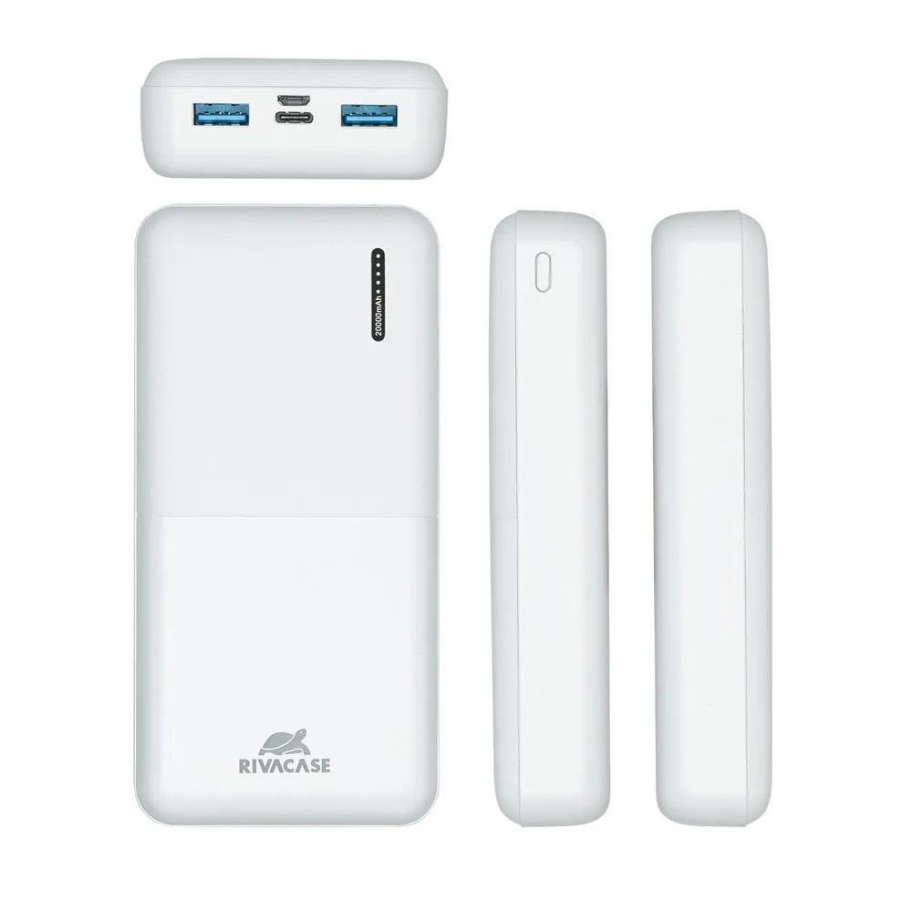 Acumulator extern RivaCase VA2572, 2000mAh, Alb
