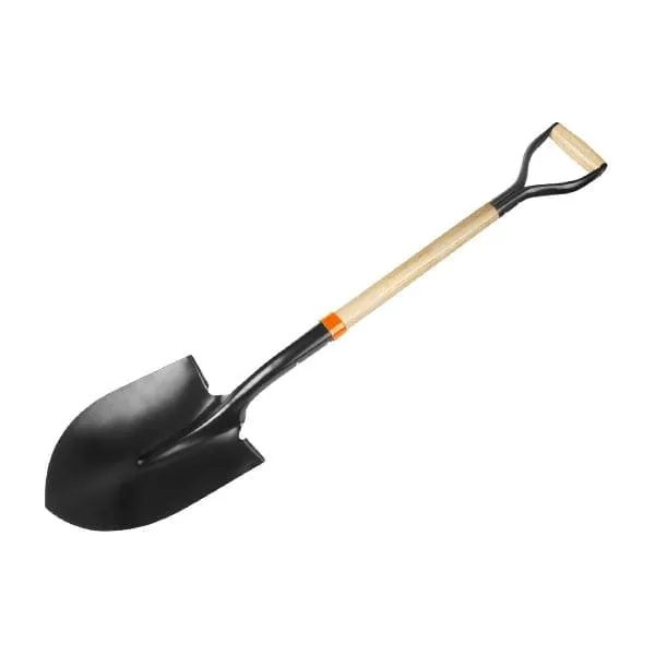 Lopata ascutita din otel cu maner din lemn WOKIN 1025 mm 