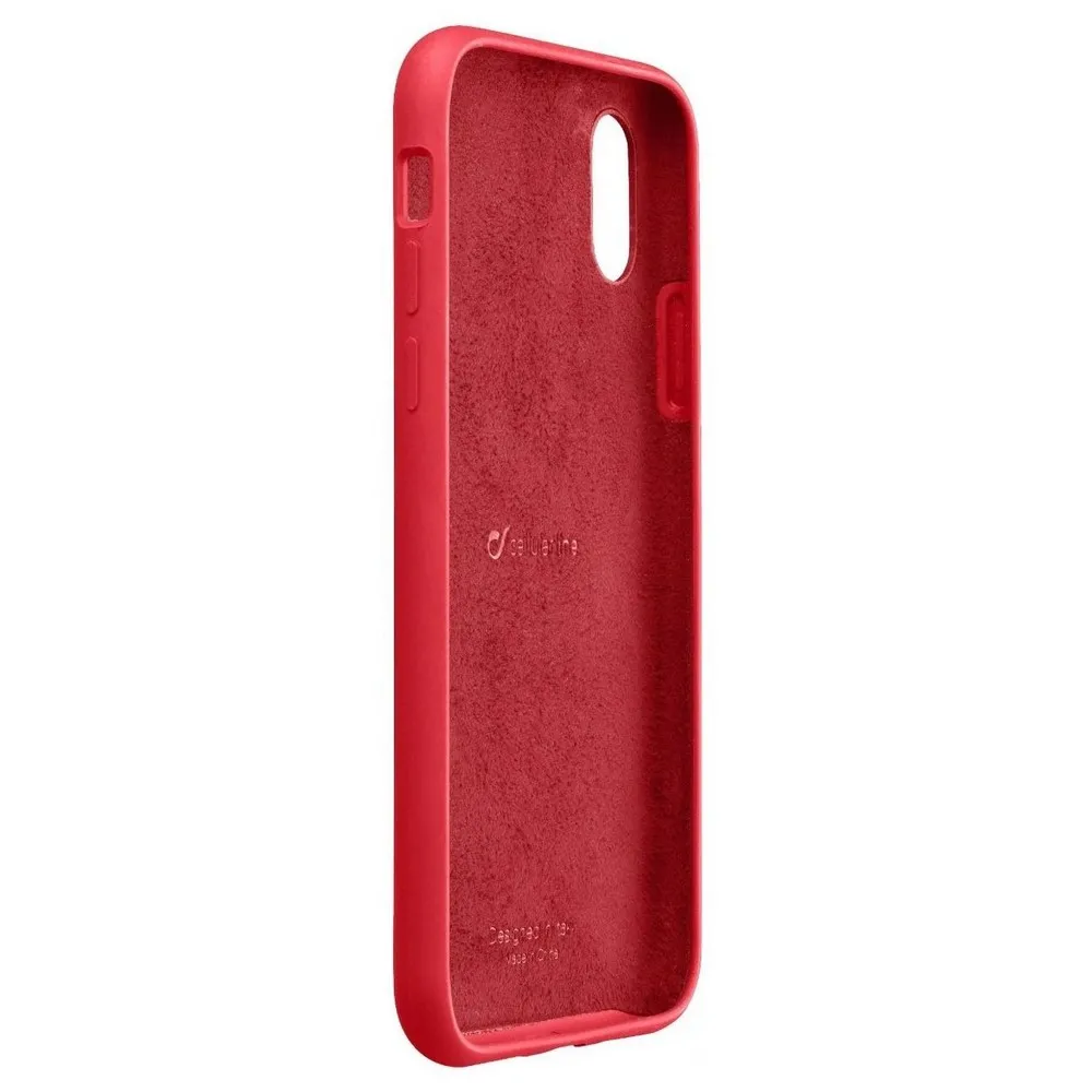 Husă Cellularline Sensation - iPhone XS/X, Roșu