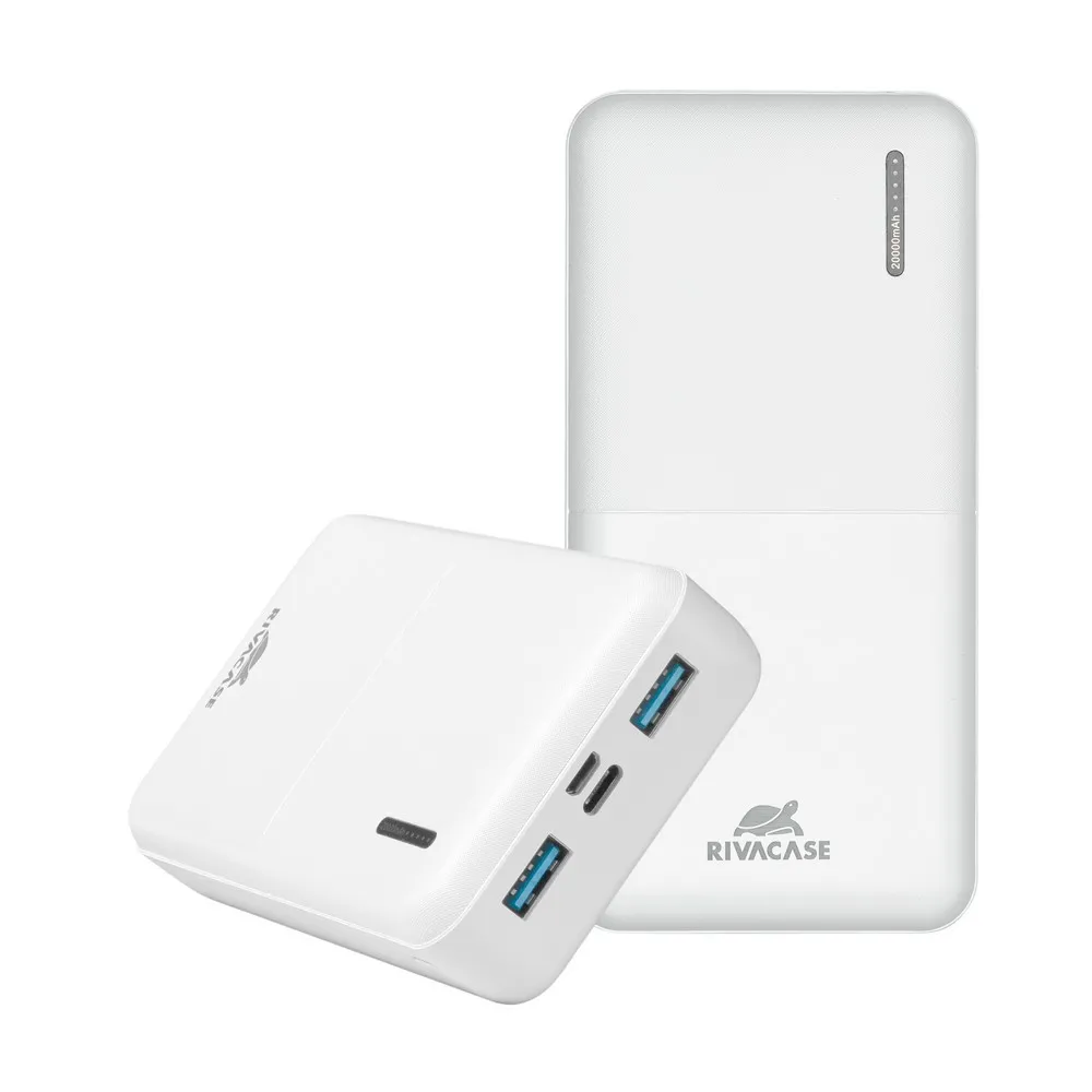 Acumulator extern RivaCase VA2572, 2000mAh, Alb