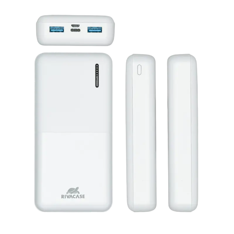Acumulator extern RivaCase VA2572, 2000mAh, Alb