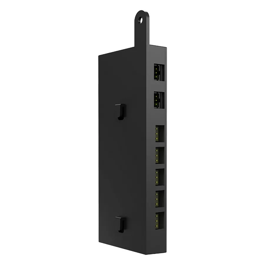 Ventilator Hub Gamemax PWM+RAINBOW Controller(V3.0), Negru