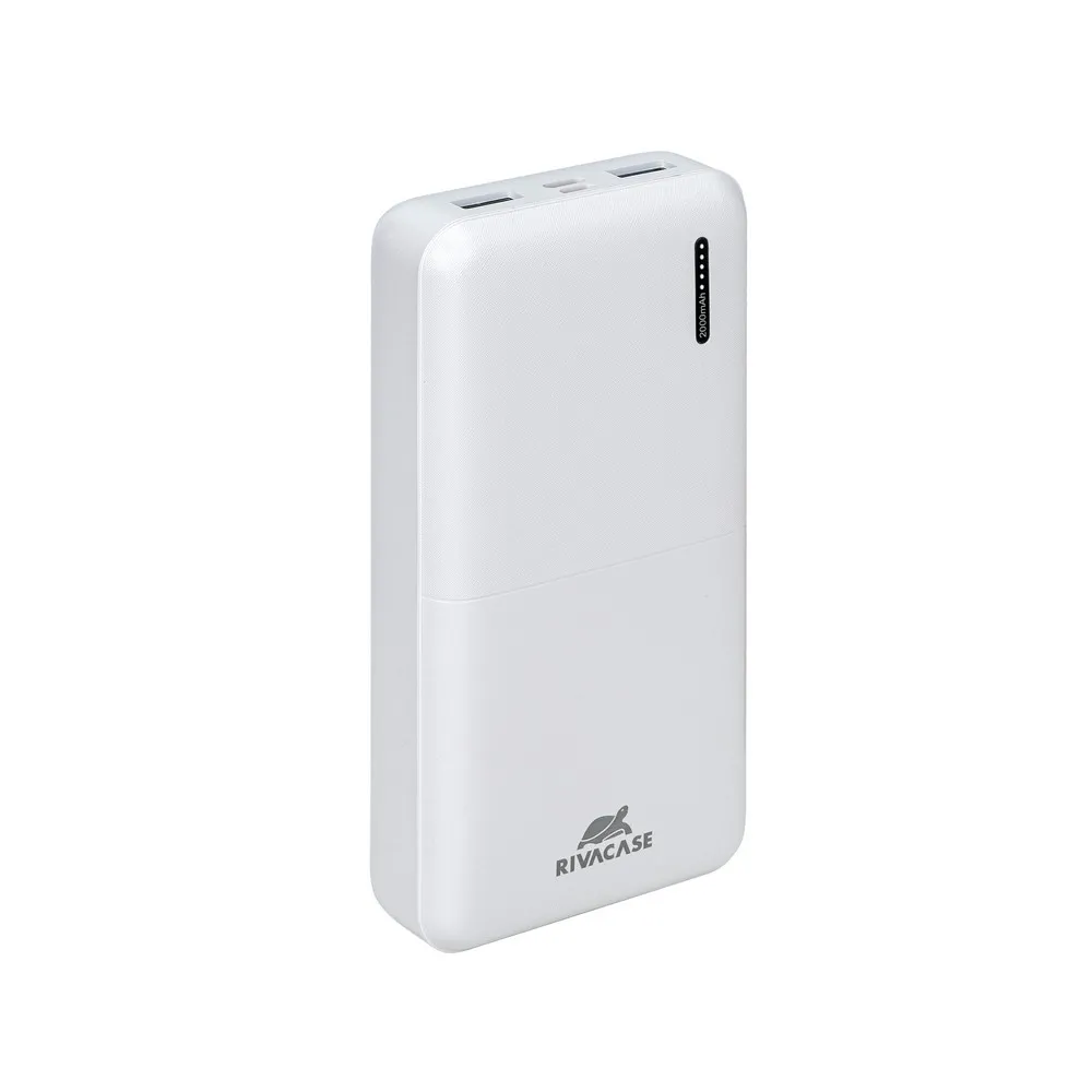 Acumulator extern RivaCase VA2572, 2000mAh, Alb