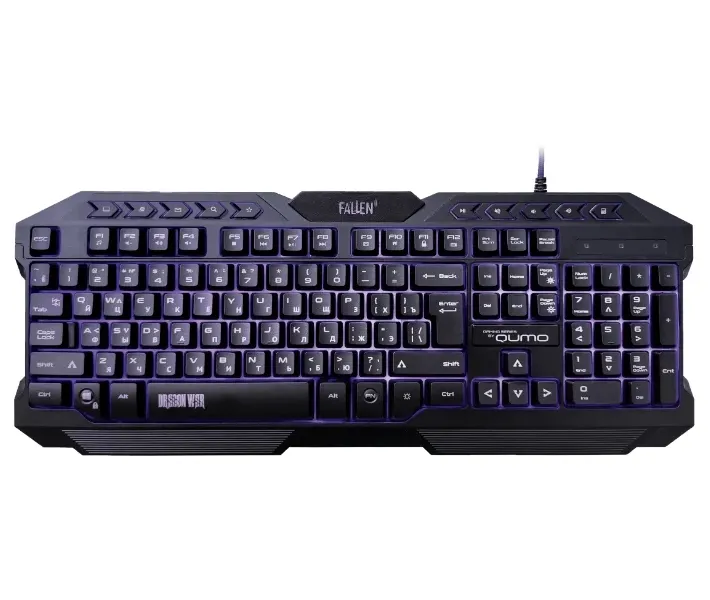 Tastatură QUMO Fallen II, Cu fir, Negru