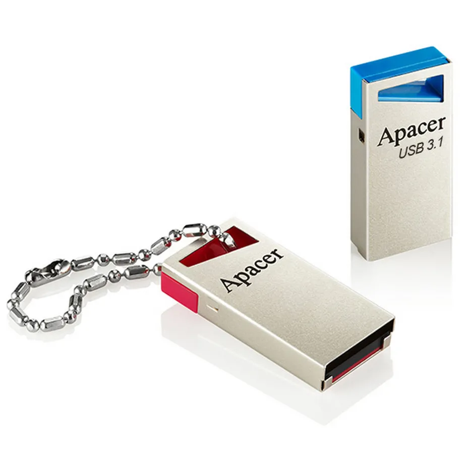 Memorie USB Apacer AH155, 128GB, Argintiu/Albastru