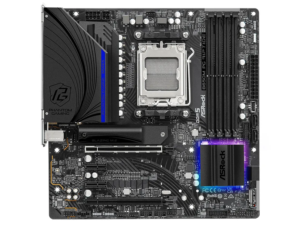 Placă de bază ASRock B650M PG RIPTIDE, AM5, AMD B650, Micro-ATX