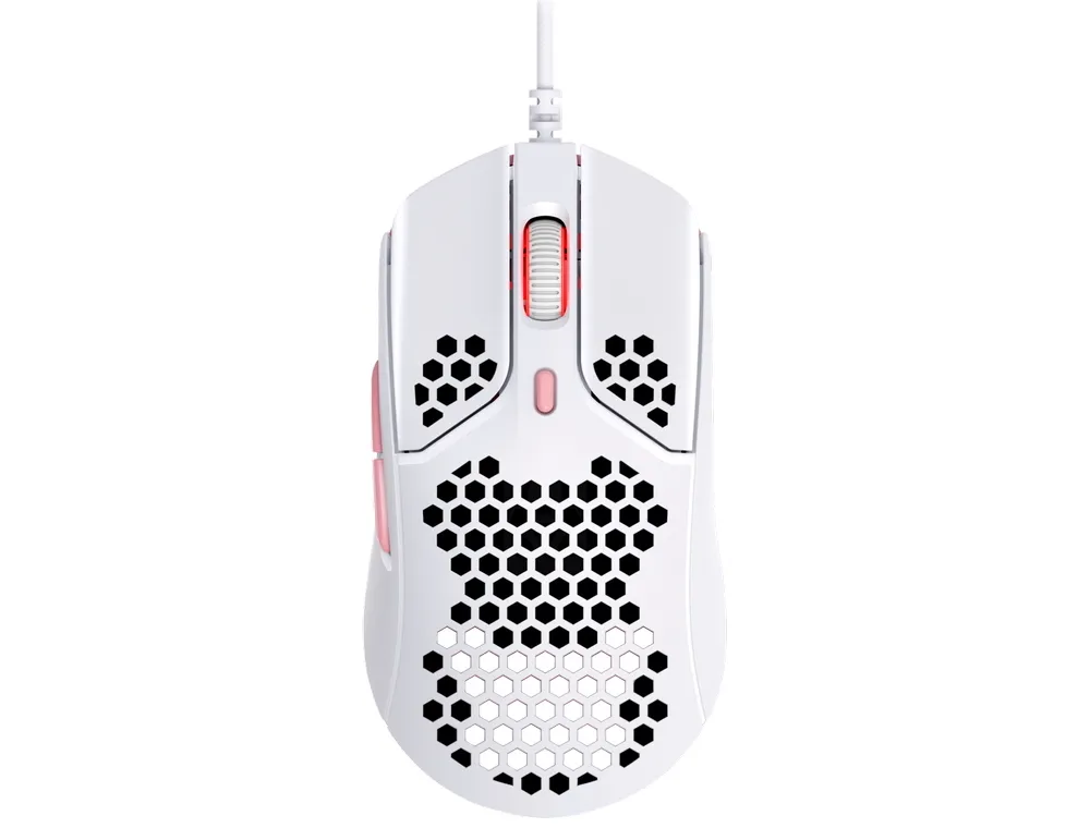 Gaming Mouse HyperX Pulsefire Haste, Alb/Roz