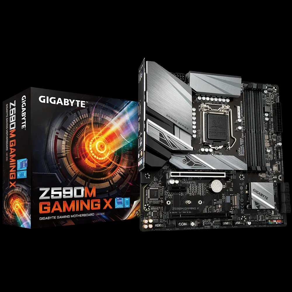 Placă de bază Gigabyte Z590M GAMING X, LGA1200, Intel Z590, Micro-ATX