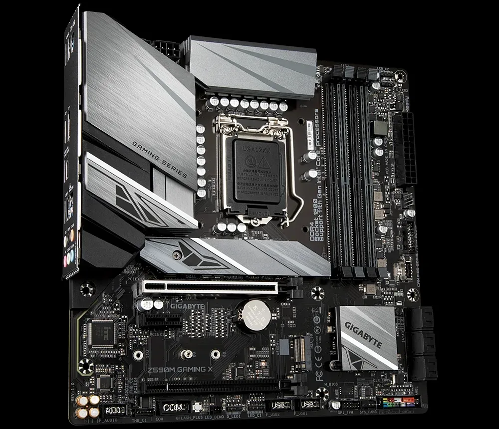 Placă de bază Gigabyte Z590M GAMING X, LGA1200, Intel Z590, Micro-ATX