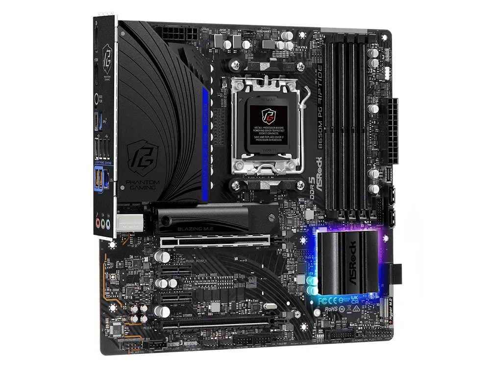 Placă de bază ASRock B650M PG RIPTIDE, AM5, AMD B650, Micro-ATX